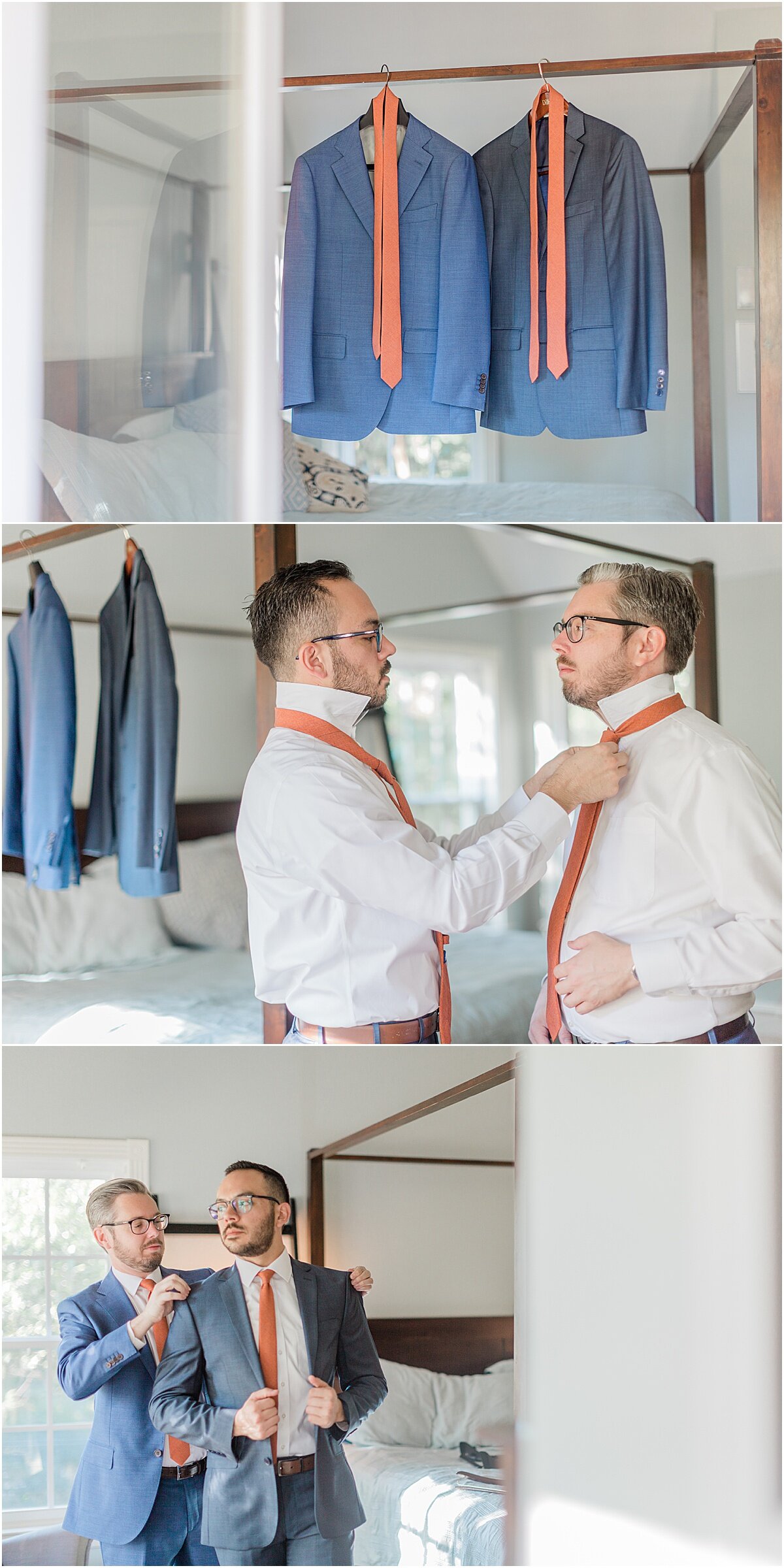 Dallas Intimate Wedding David and Andrew Grooms getting ready 1.jpg