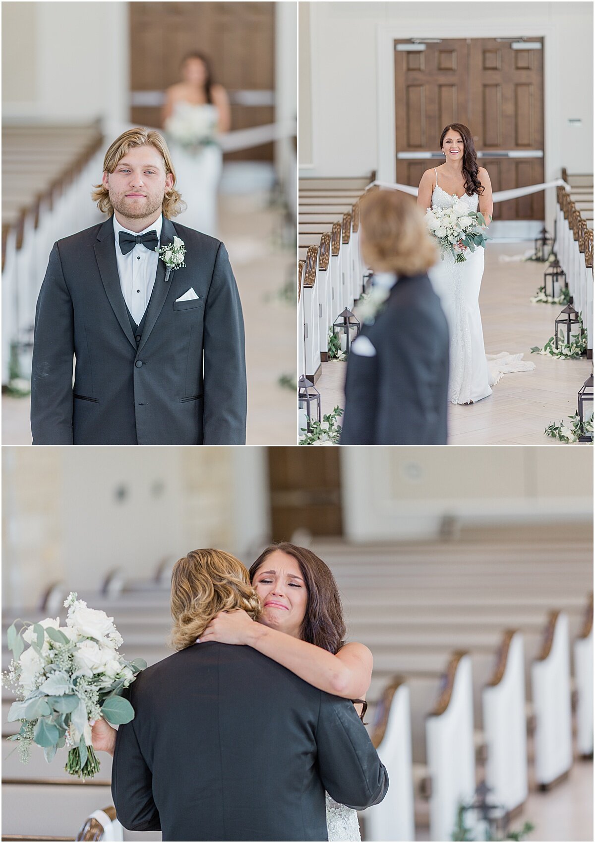 dallas wedding photographer flower mound photography The bowden bride and groom first look kate marie portraiture.jpg